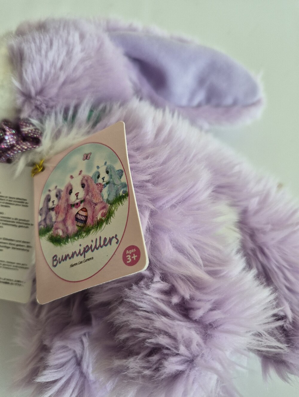Aurora Bunny Pilliars Purple Plush Bunny Small Pet Toy New NWT - Picture 2 of 6
